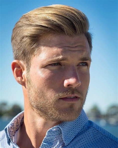 hair cuts for blonde men|More.